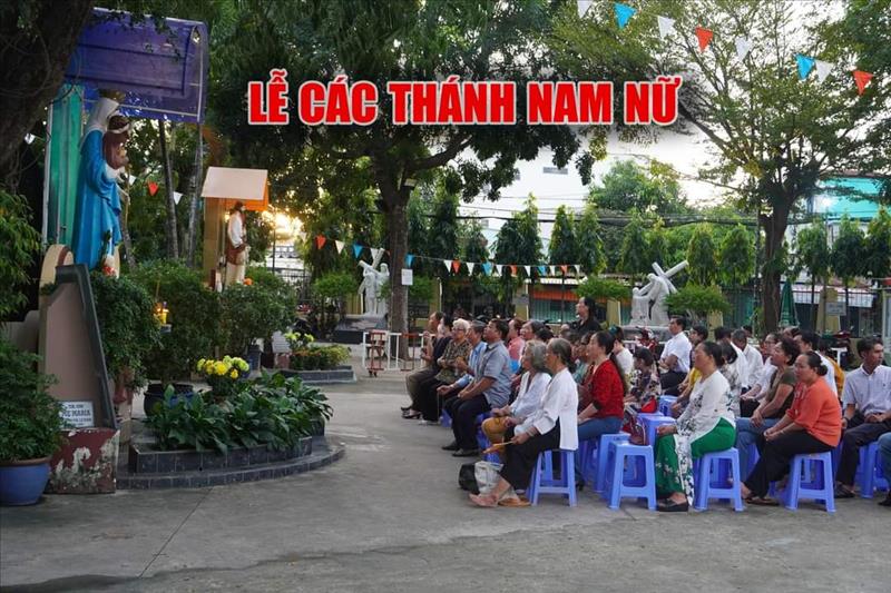 Lễ Các Thánh Nam Nữ và các hạt dẻ tại Giáo xứ Bình Chánh (GH)