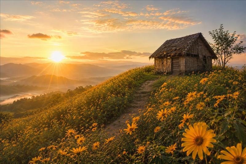 Hoa dã quỳ vẫn nở