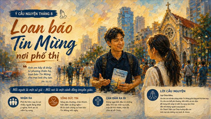 Loan báo Tin Mừng nơi phố thị