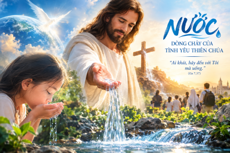 Nước - dòng chảy của tình yêu Thiên Chúa